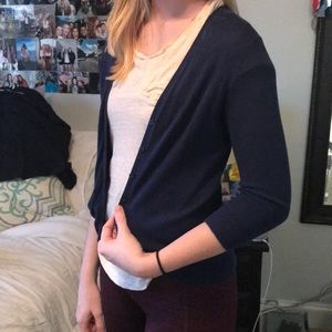 Navy Cardigan